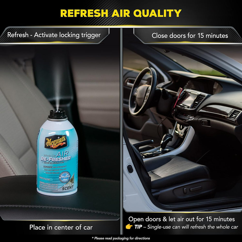 Meguiar's G16402 paper air freshener included image adds fragrance option.