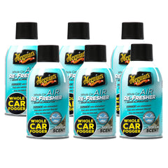Meguiar's G16402 bottle-front view showing six-pack packaging for odor elimination.