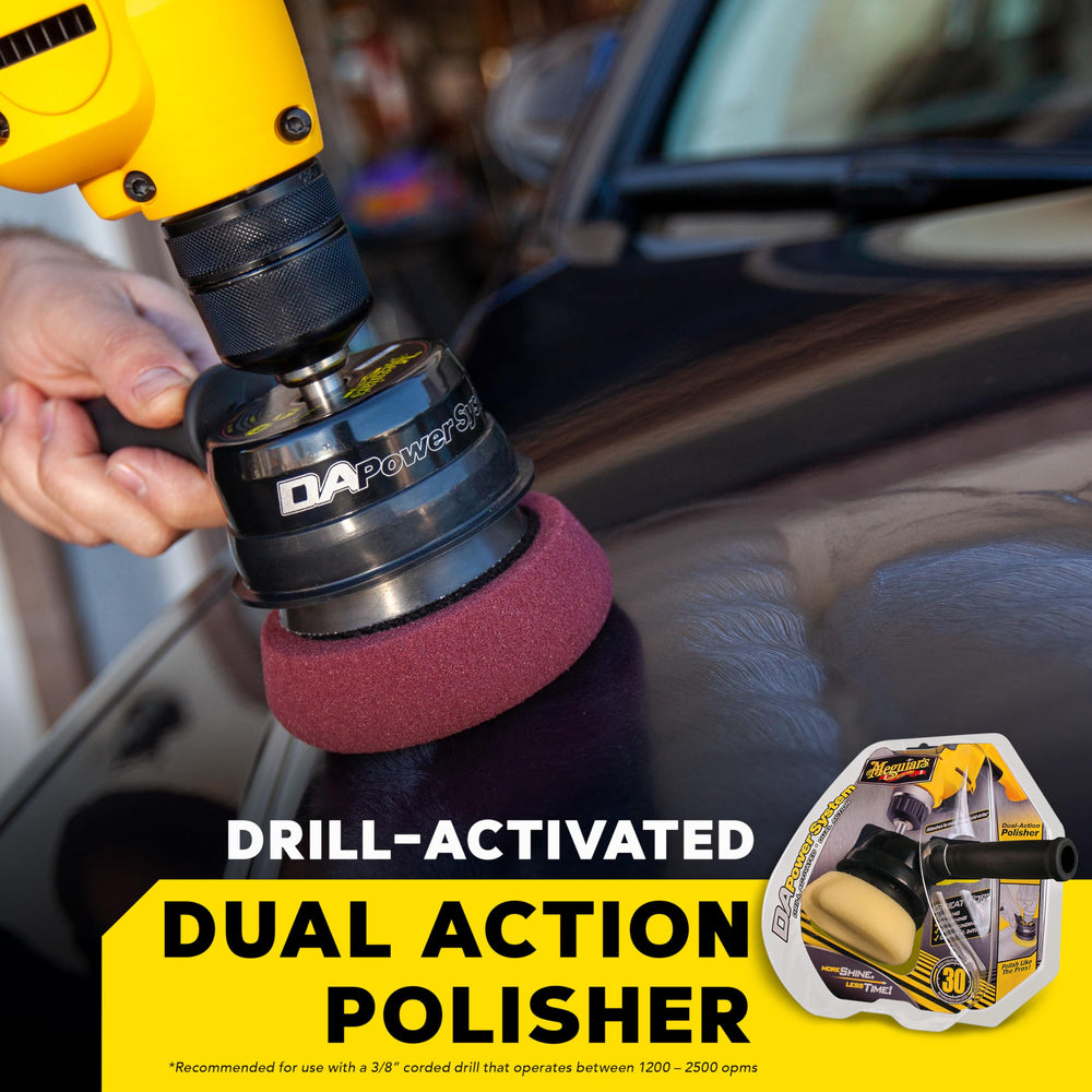 Meguiar's G3500 in use shows precise control in tight spots