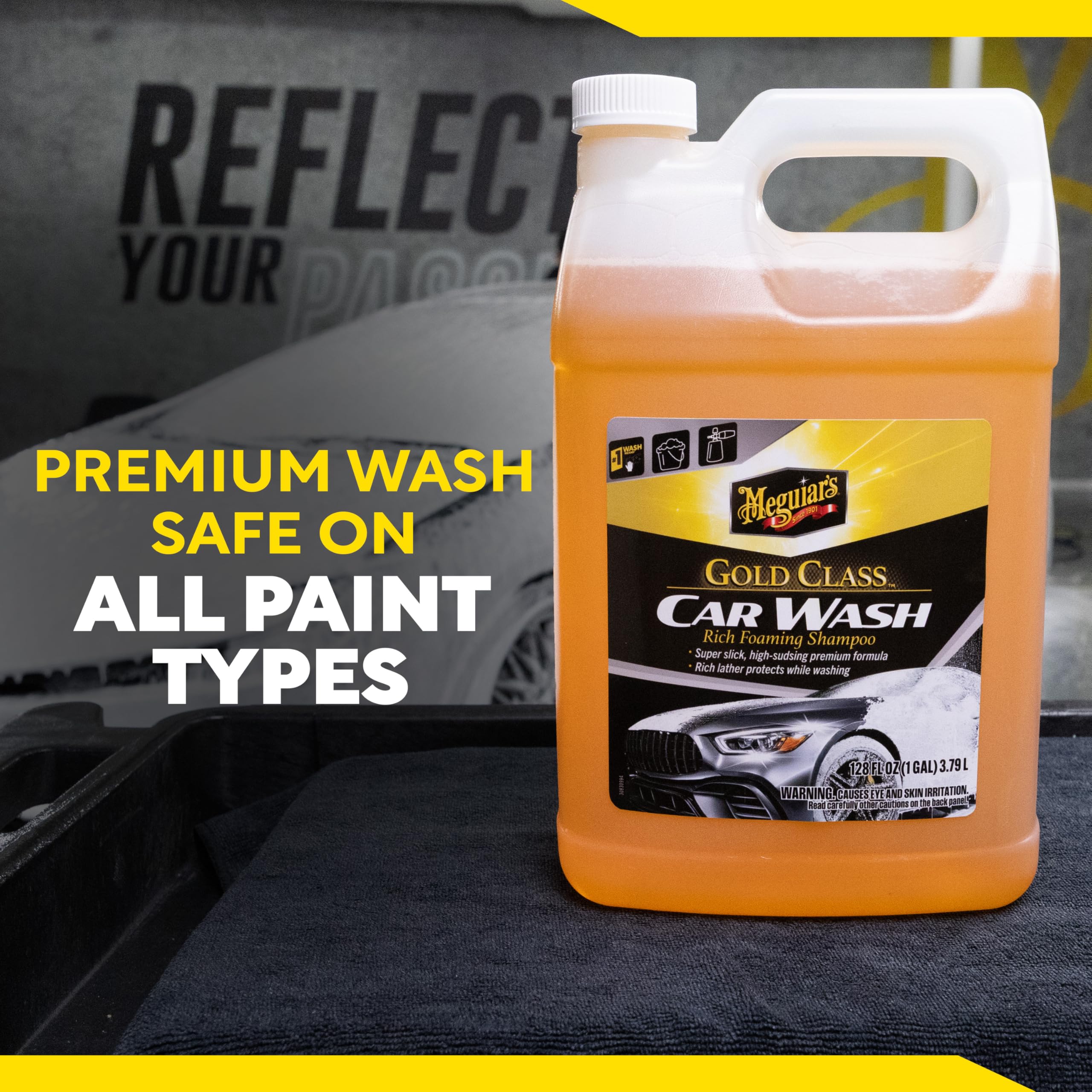 Meguiar's Gold Class works with foam cannons or buckets