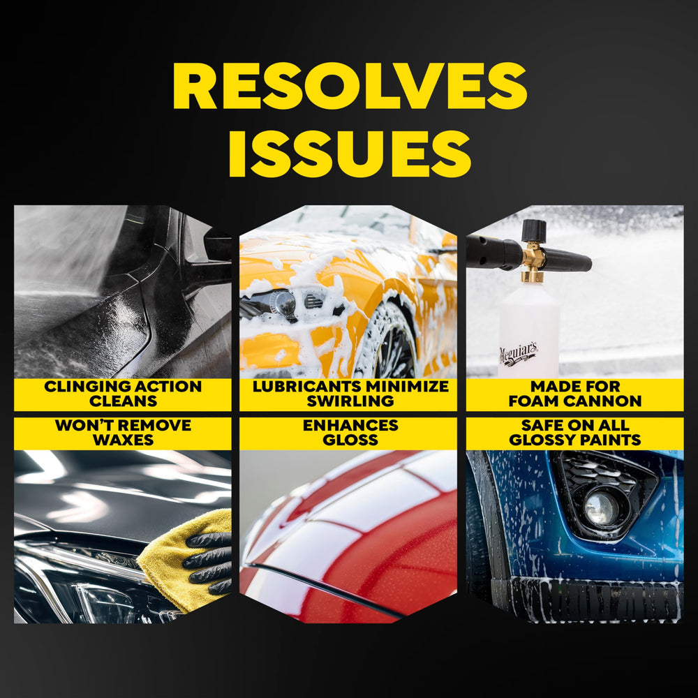 Meguiar's Gold Class removes road grime while preserving the finish gloss