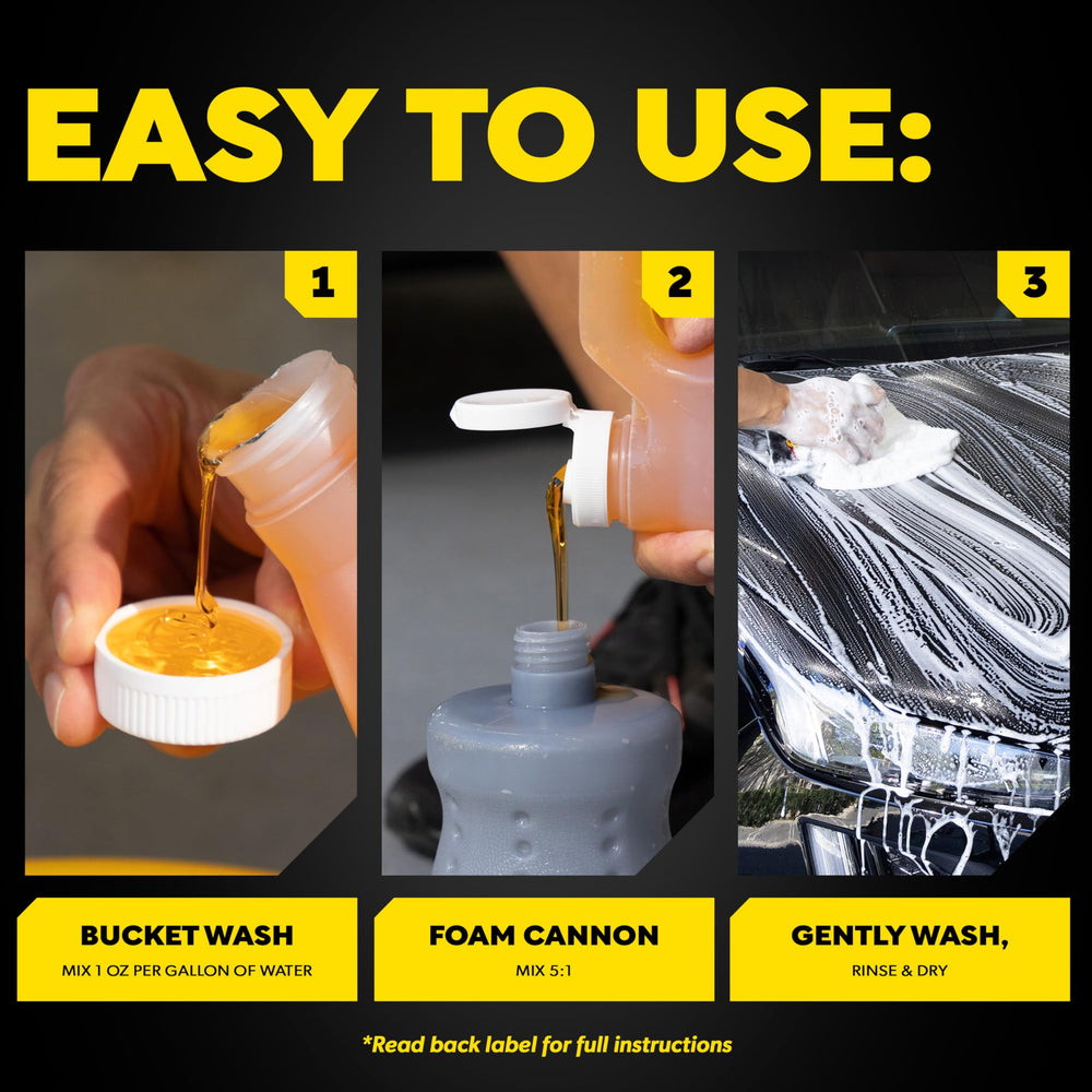 Meguiar's Gold Class biodegradable formula supports eco friendly washing