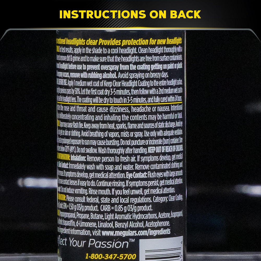 Environmental shielding keeps headlights clean against contaminants and grime