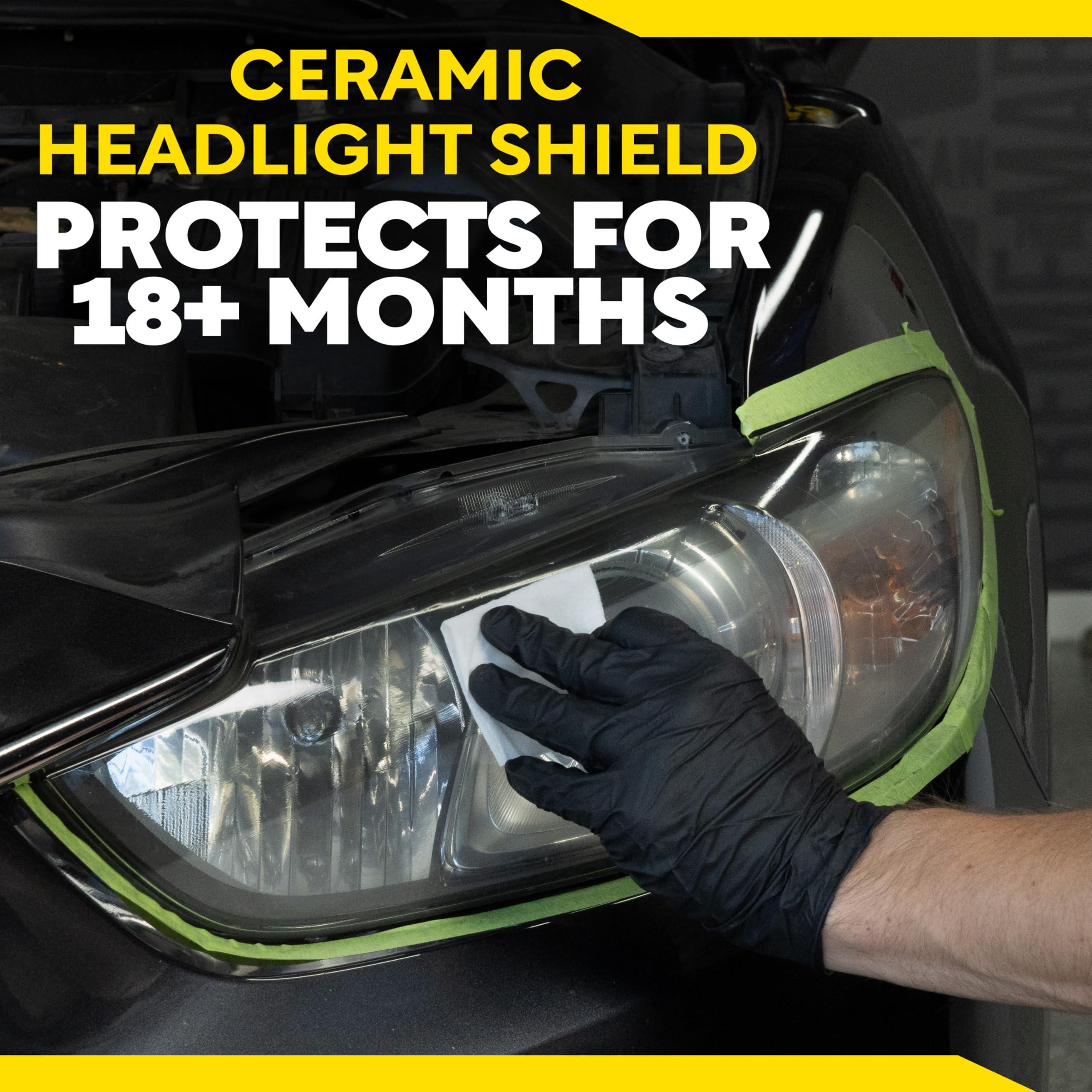 Meguiar's heavy duty headlight kit dramatic clarity before after