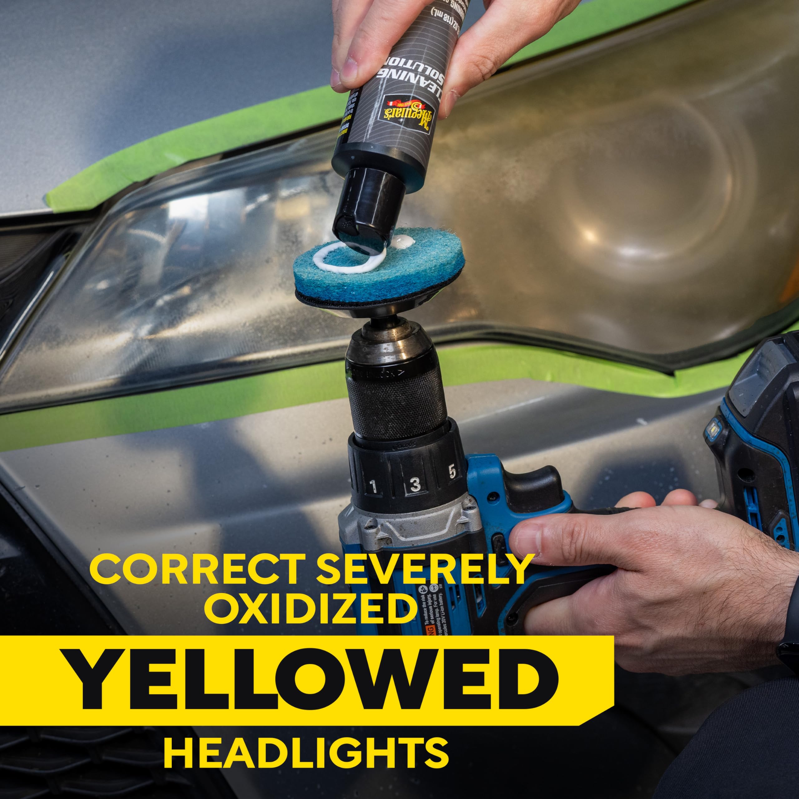 Meguiar's included towelettes enable easy hand application