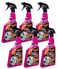 Meguiar's Hot Rims cleaner with Xtreme Cling foam removes brake dust from wheels and tires.