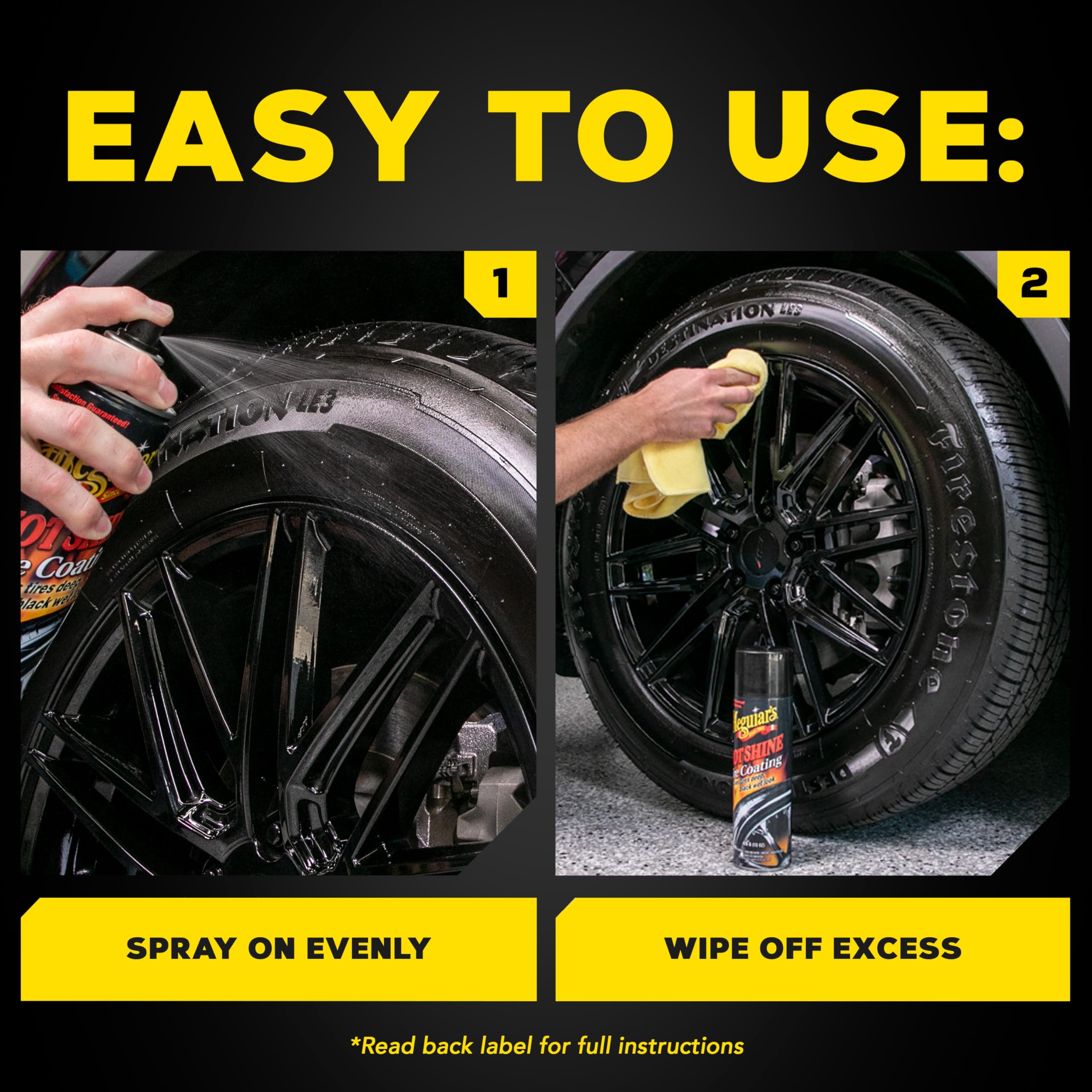 Meguiar's Hot Shine 3-pack packaging offers convenient replacement options.