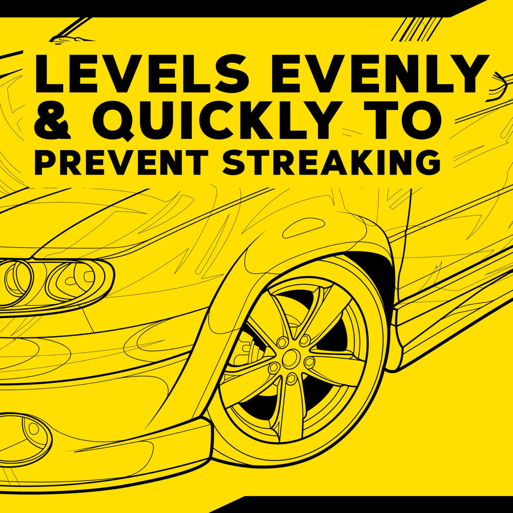 Meguiar's Hot Shine delivers a protective glossy film for tires.