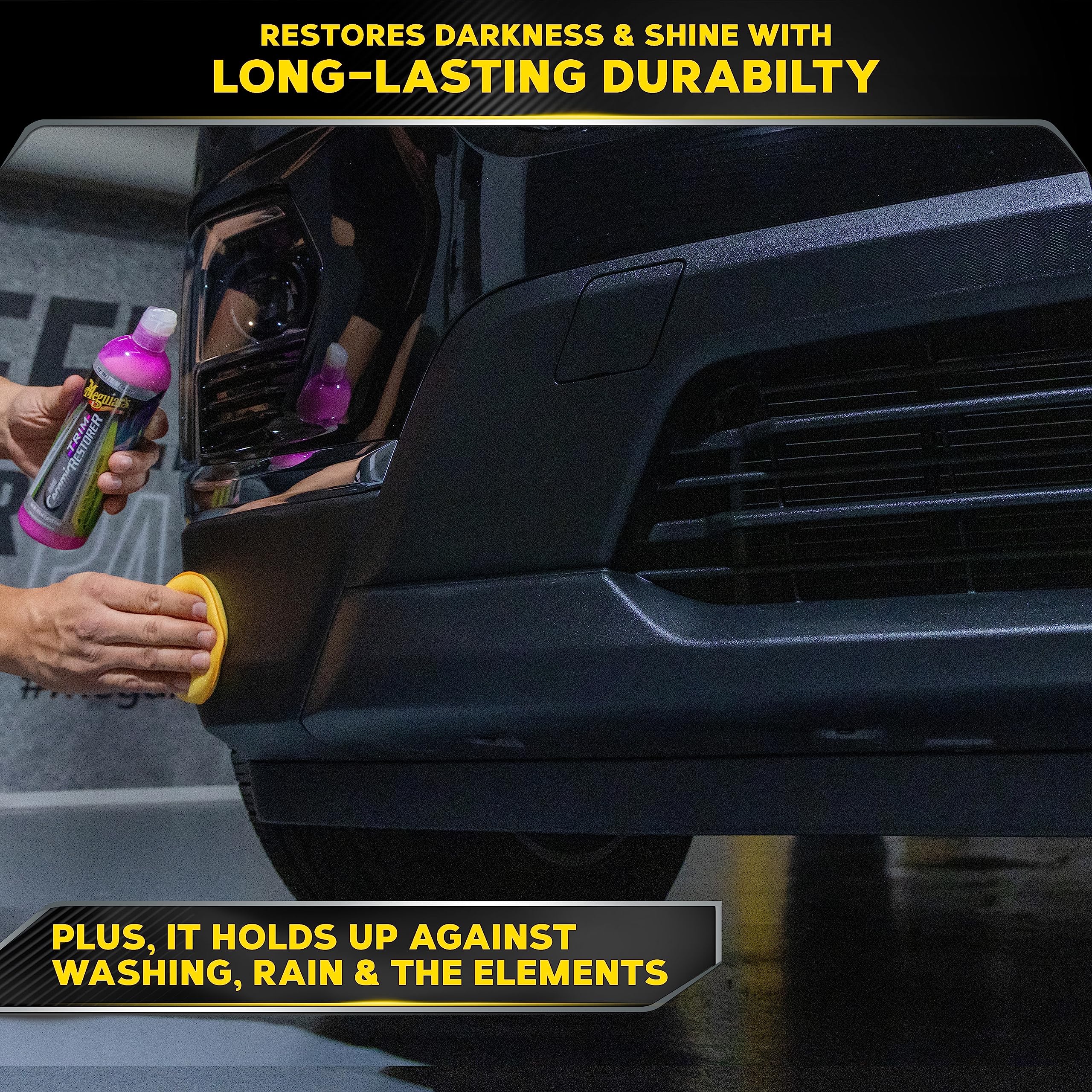 Meguiar's formula is wipe-on, wipe-off for quick, streak-free results.