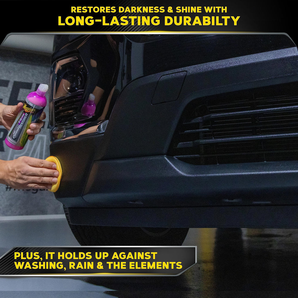 Meguiar's formula is wipe-on, wipe-off for quick, streak-free results.