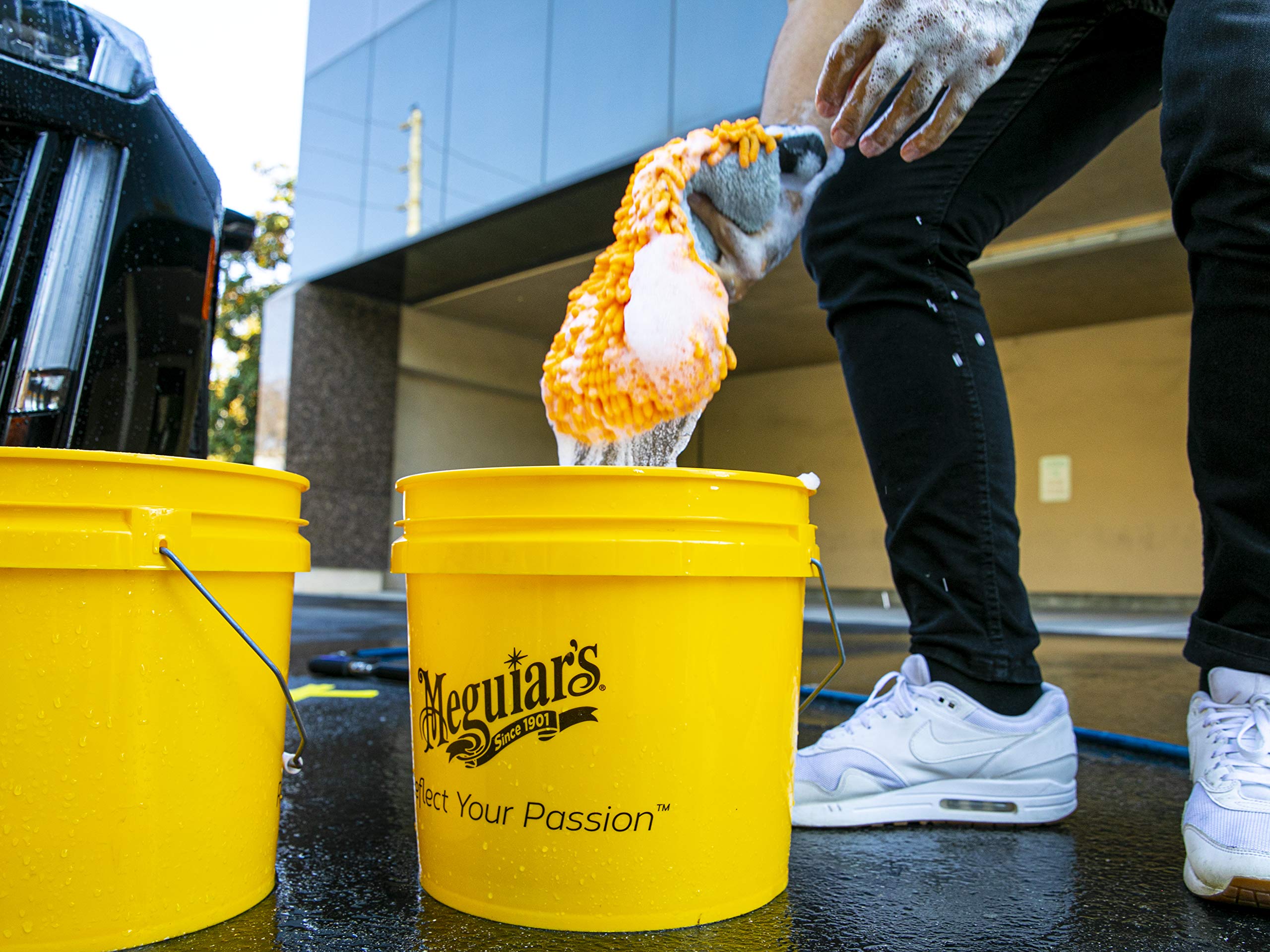 Wash and Wax duo in action for a two-in-one cleaning and protection