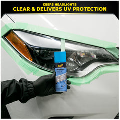 Meguiar's Keep Clear Headlight Coating provides UV protection against hazing and yellowing