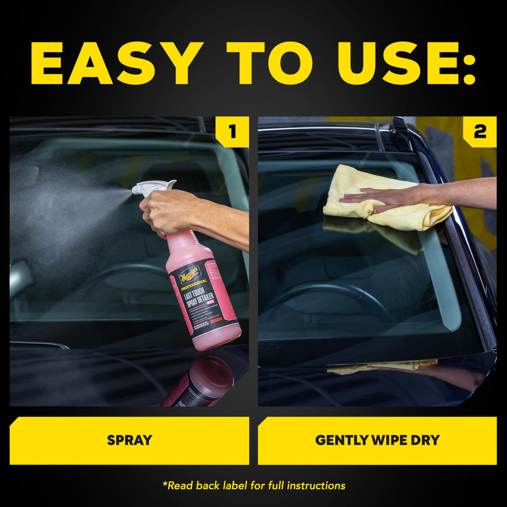 Meguiar's Last Touch Detailer pairs with premium clay for effective lubrication.
