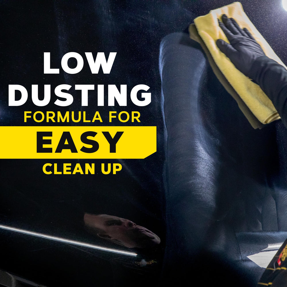 Meguiar's M21032 deep gloss finish closeup shows luxurious reflections.