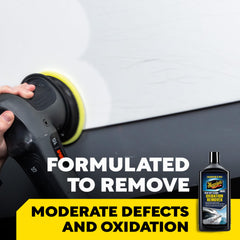 Meguiar's Marine/RV Oxidation Remover applied by hand on gel coat.