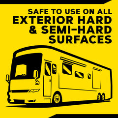 Fiberglass and gel coat safe sealant that also works on paint and metal.
