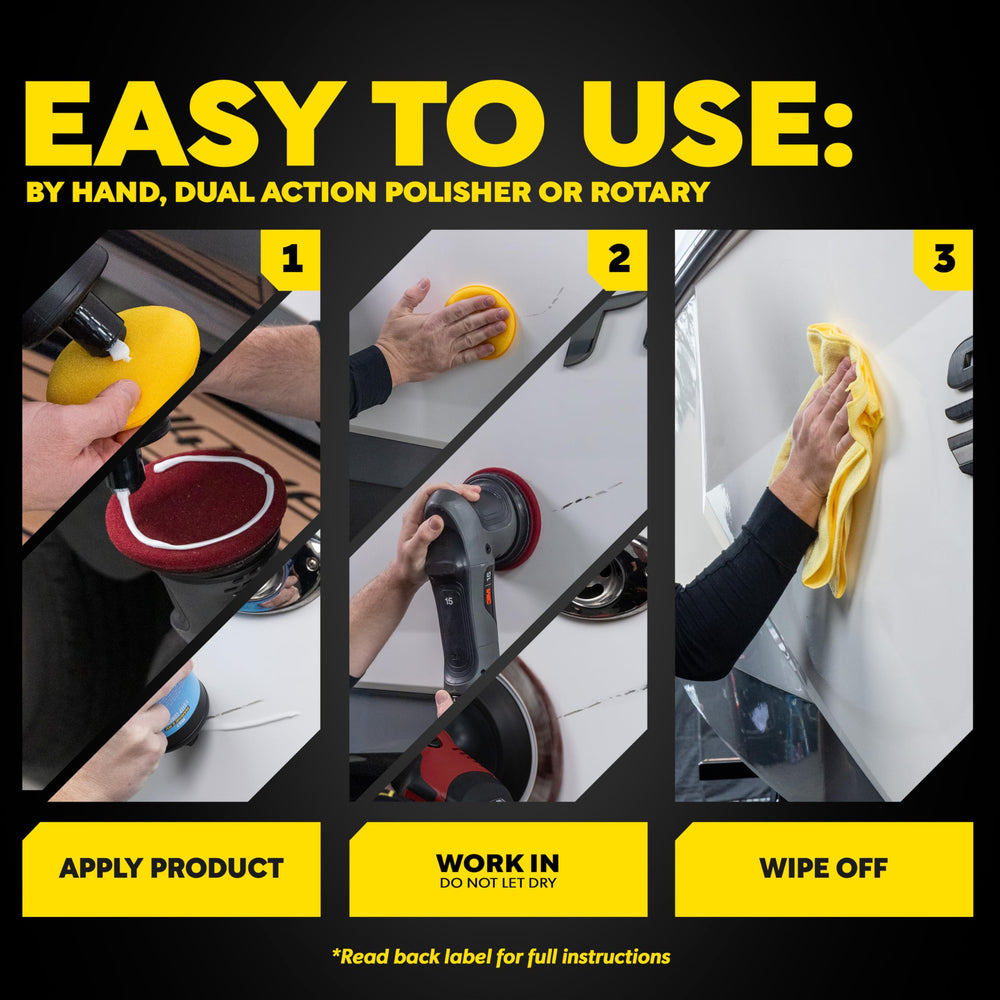 Meguiar's Marine/RV One Step Compound delivers a deep, showroom-like shine.