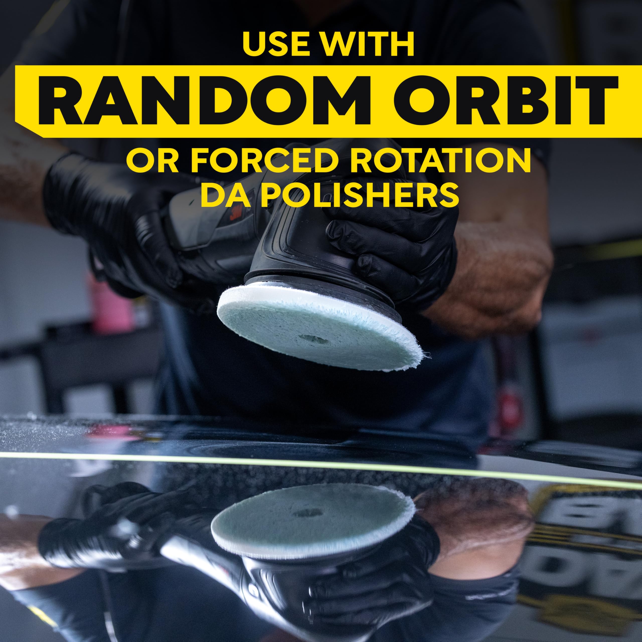 Meguiar's Pro M5MFP2 pad used for interior cleaning on leather and vinyl.