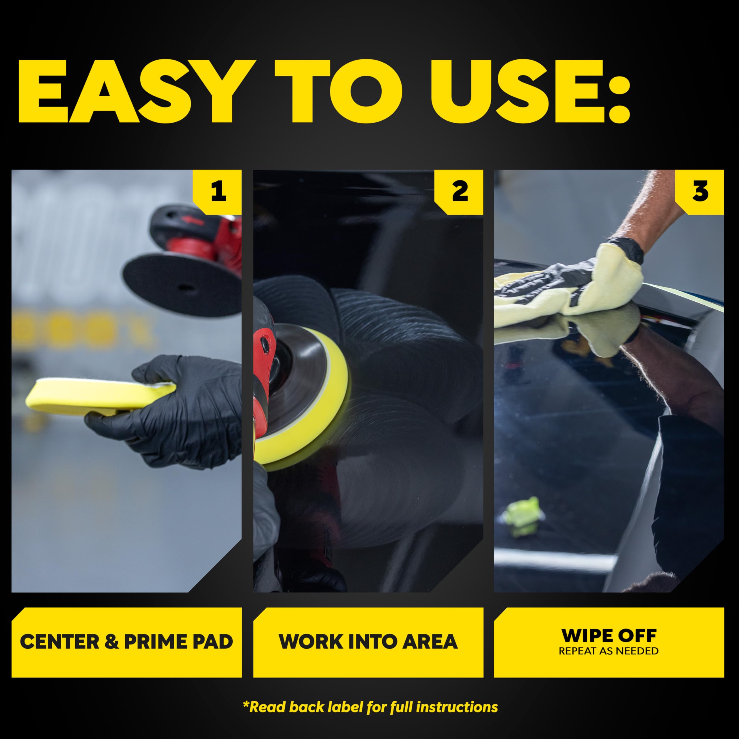 Meguiar's polishing pad durability tested through repeated cleaning sessions
