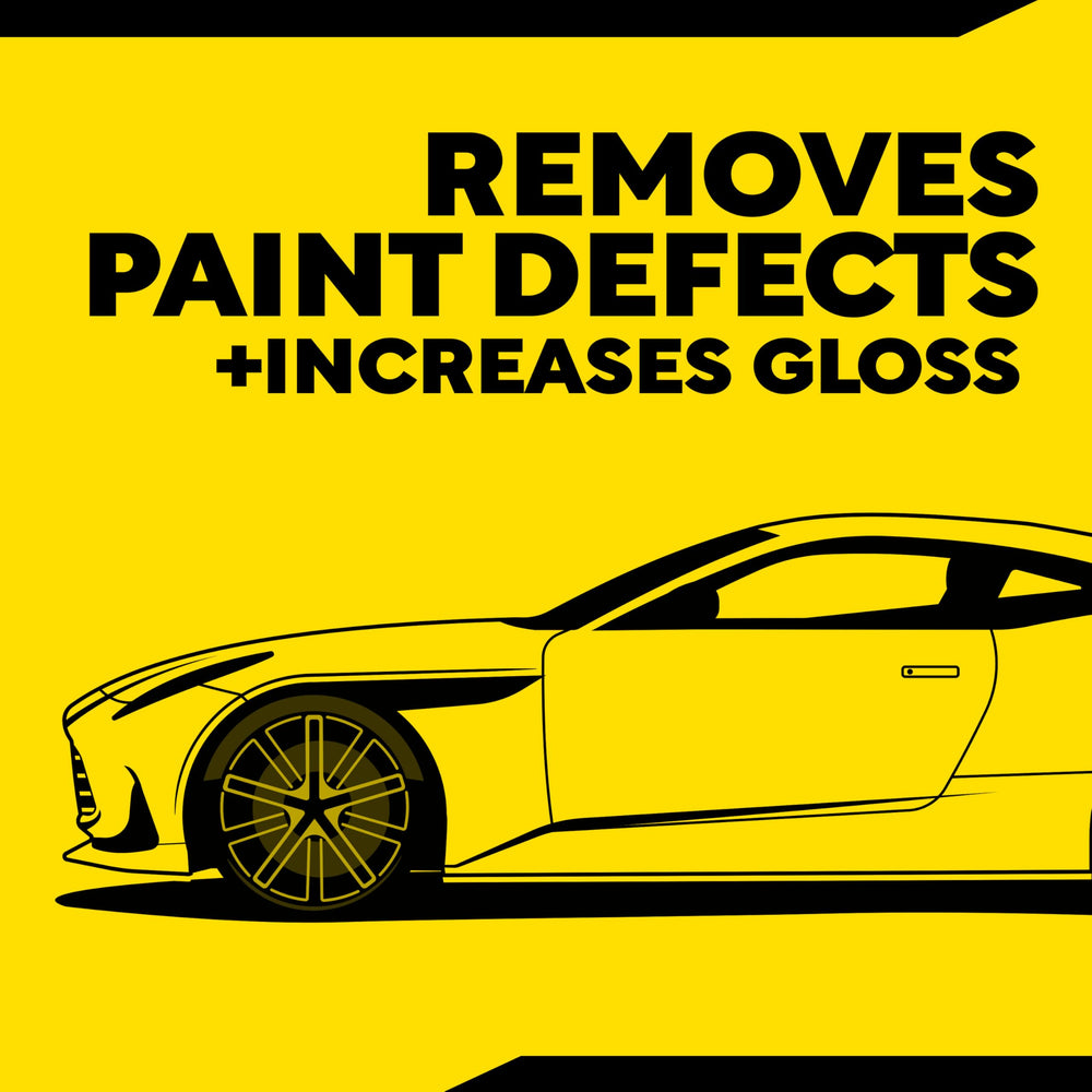 Meguiar's polishing pad used with a dual-action polisher for swirl control