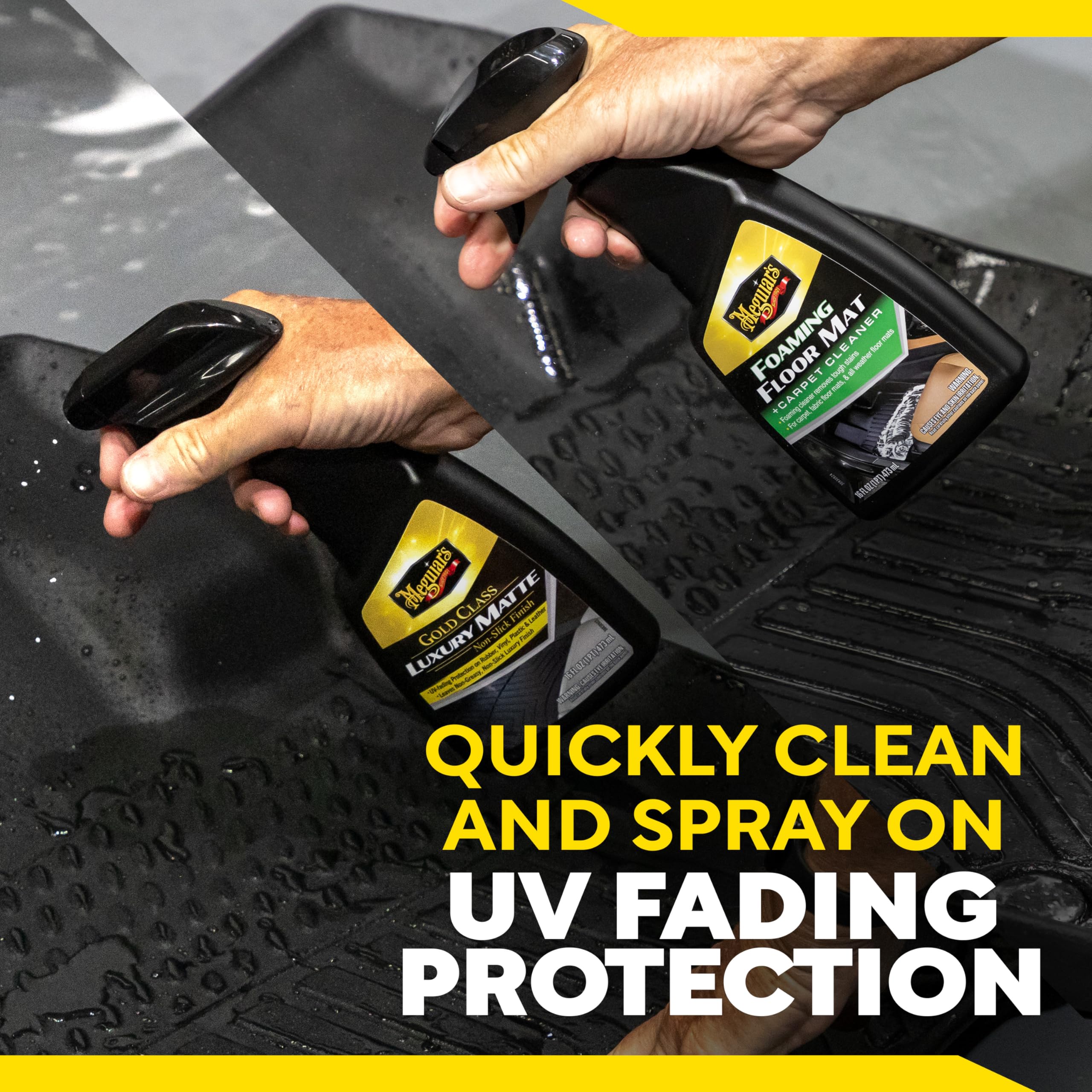 Meguiar's Quik Solutions complete interior cleaning kit for mats and liners