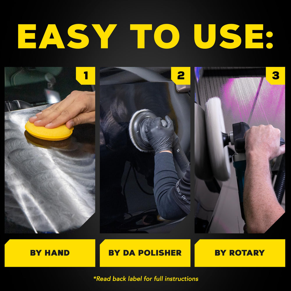 Meguiar's So1o M300 works with multiple pads for tailored cut.