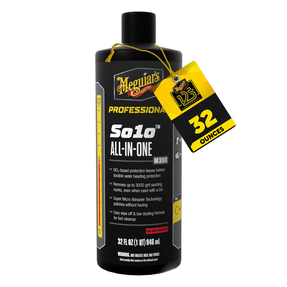 Meguiar's So1o M300 swirl removal for a high-gloss finish.