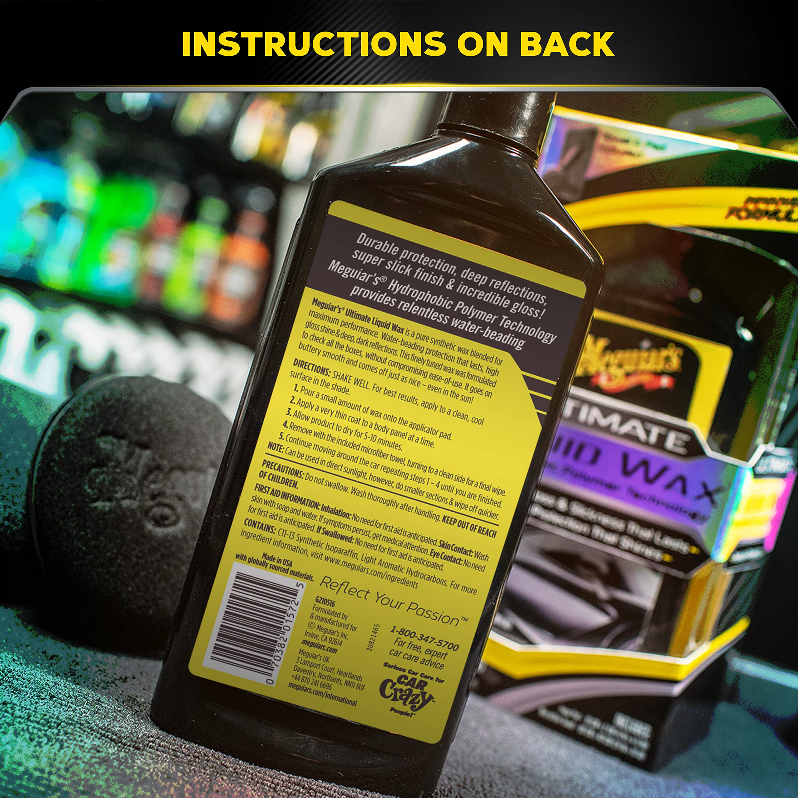 DA polisher compatibility for professional-grade results with Meguiar's wax.