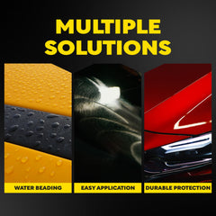 Meguiar's paste wax applied in direct sunlight for quick detailing.
