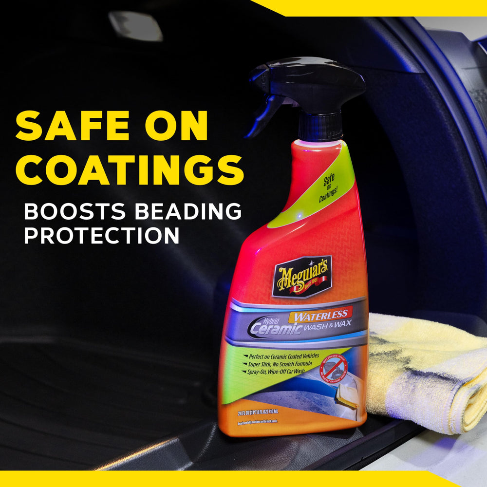 Waterless detailing convenience shown in a compact setup