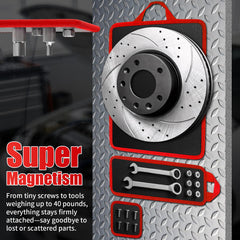Megydok large rectangle mat keeps larger tools firmly in place.