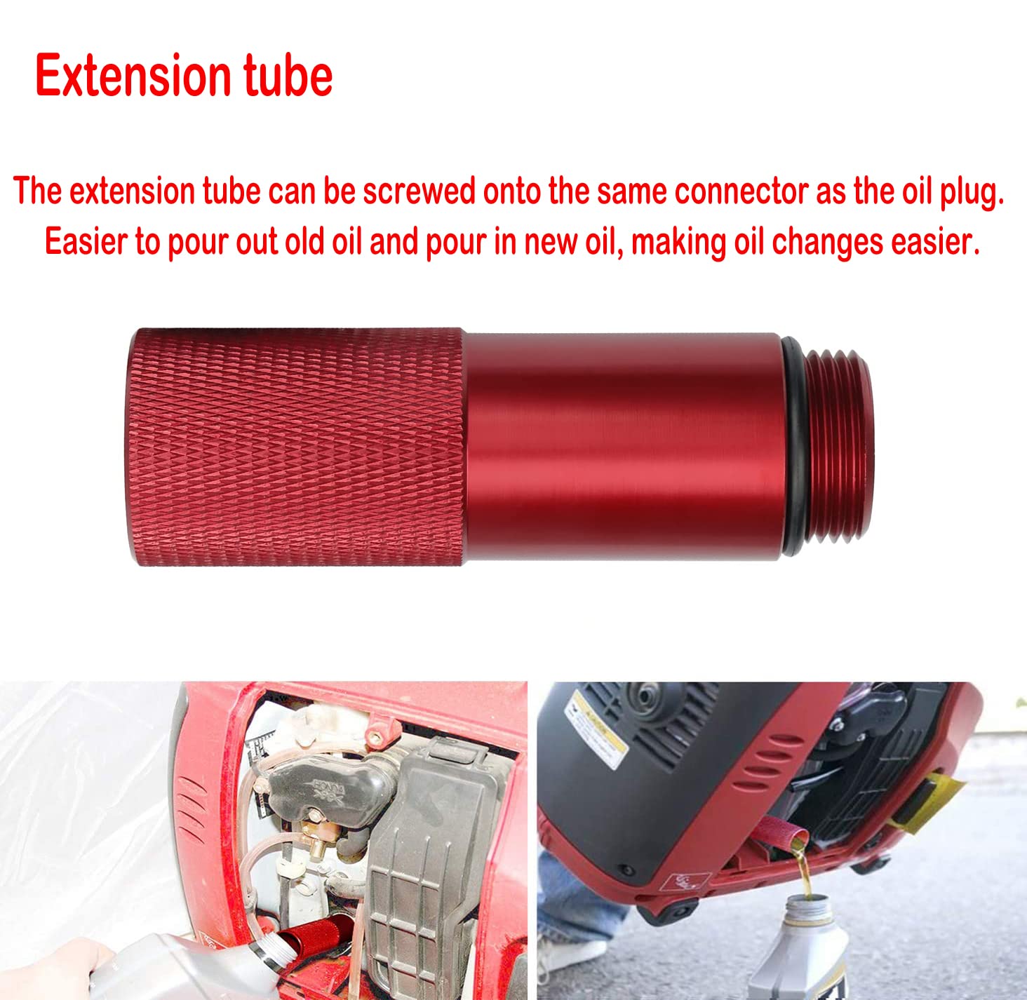 Mejiao dipstick knurling grip helps secure removal and reinstallation