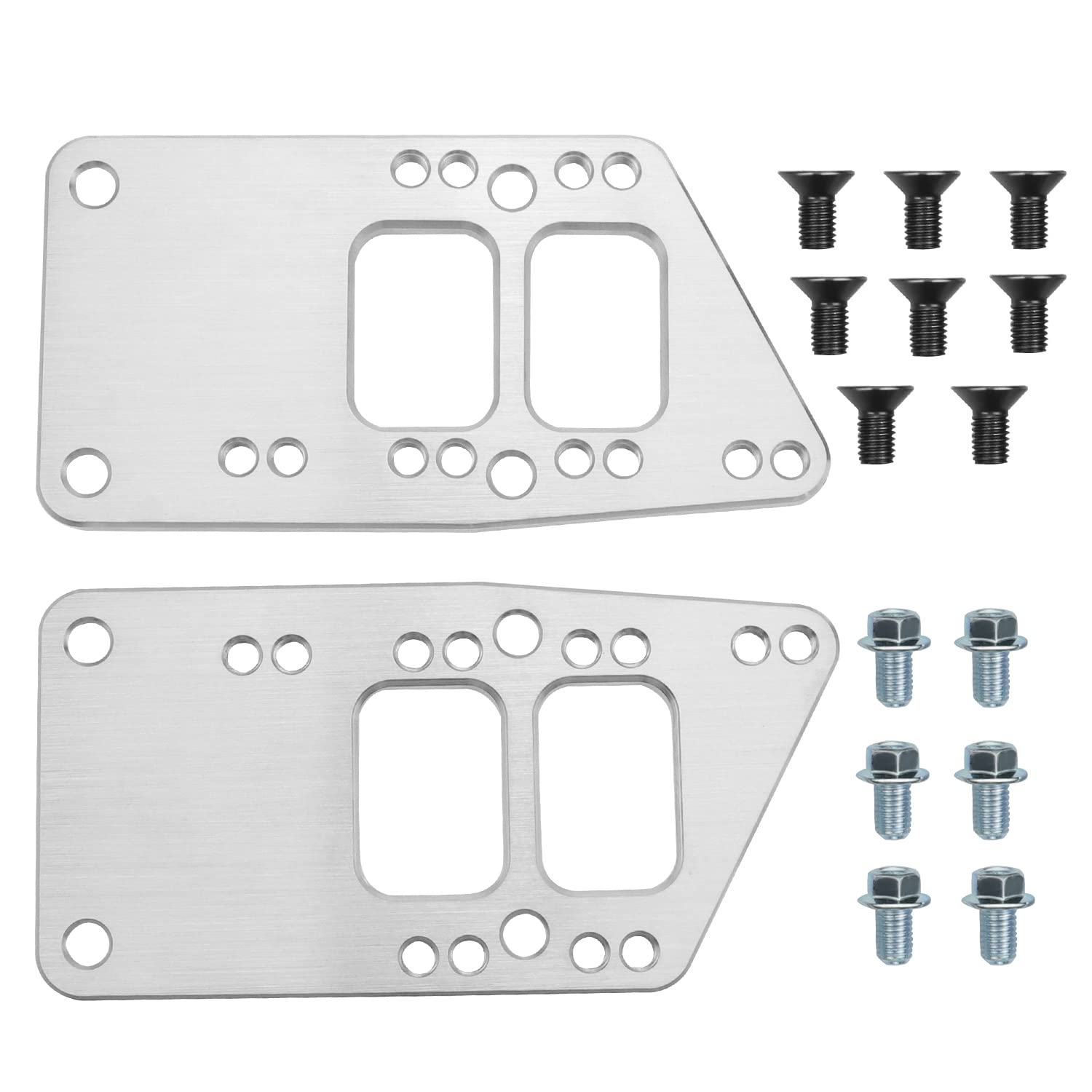 Mejiao LS swap adapter side view highlighting precision CNC milled edges for a snug fit.