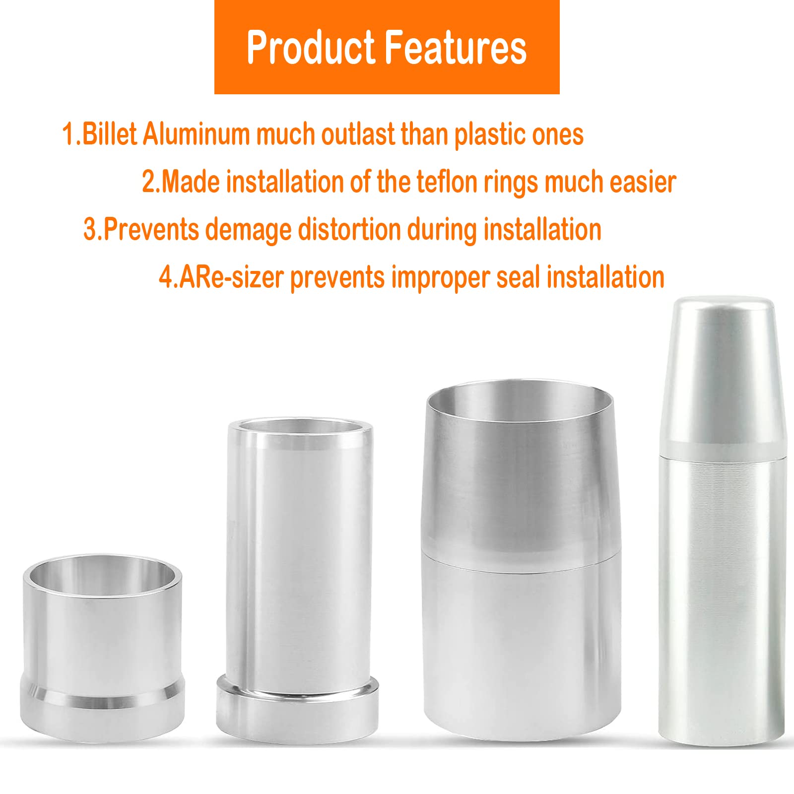 Mejiao Seal Installer for GM 700-R4 and 4L60 improves alignment during seal seating.
