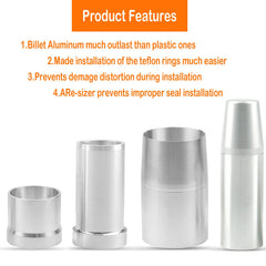 Mejiao Seal Installer for GM 700-R4 and 4L60 improves alignment during seal seating.