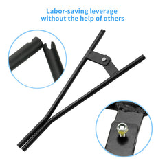 Mejiao tool features labor-saving lever enabling single-person removal and installation
