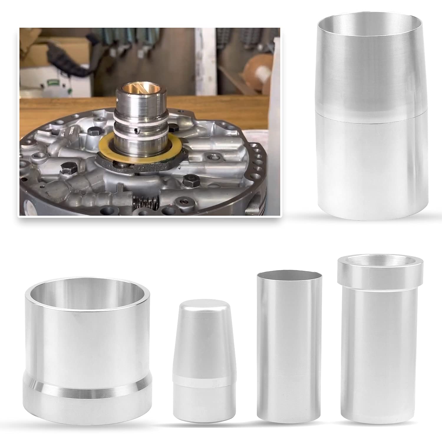 Mejiao Turbine-Stator Teflon Seal Tool protects seals during installation for GM transmissions.