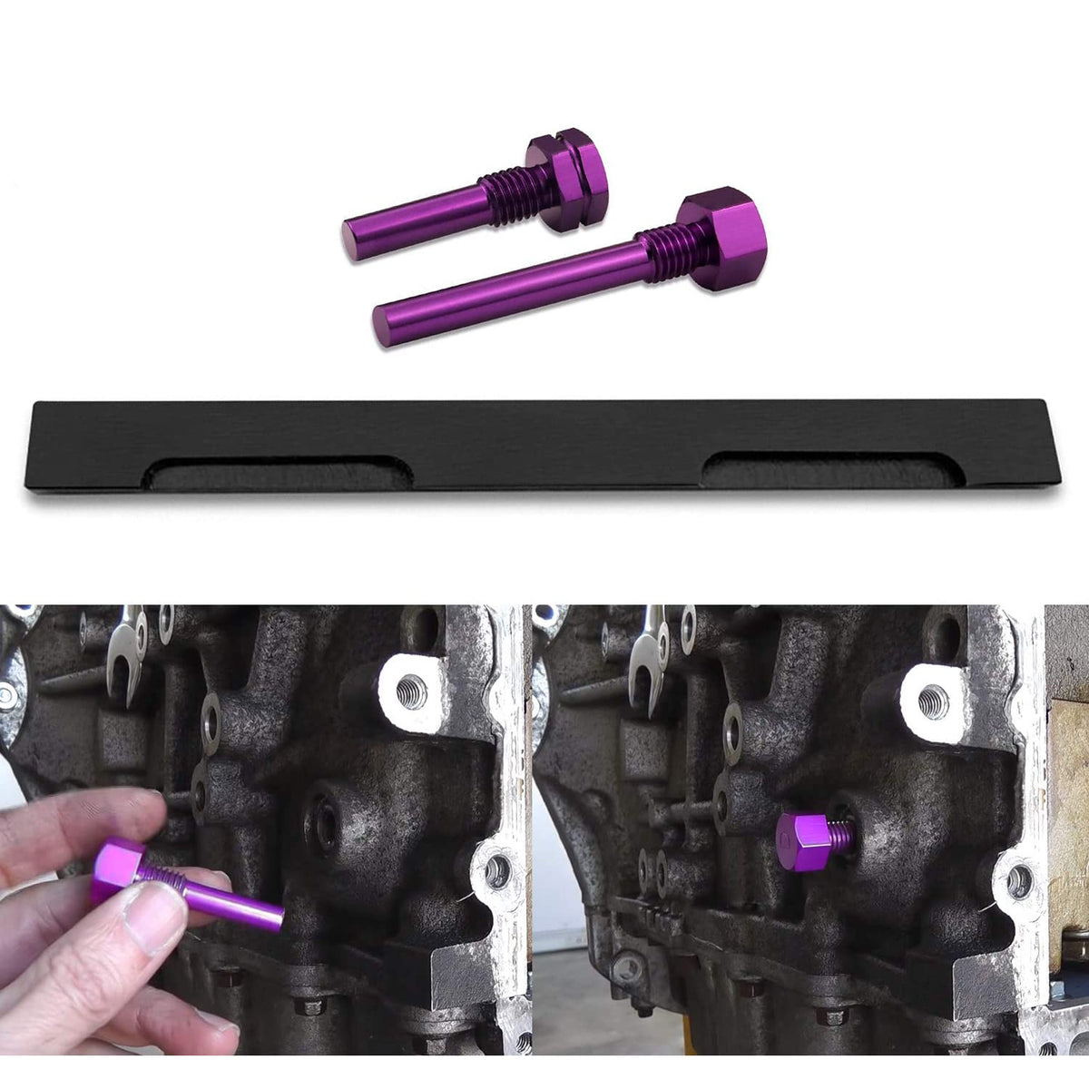 Mekar cam lock gauge for Ford/Mazda Zetec engines aids precise timing during setup