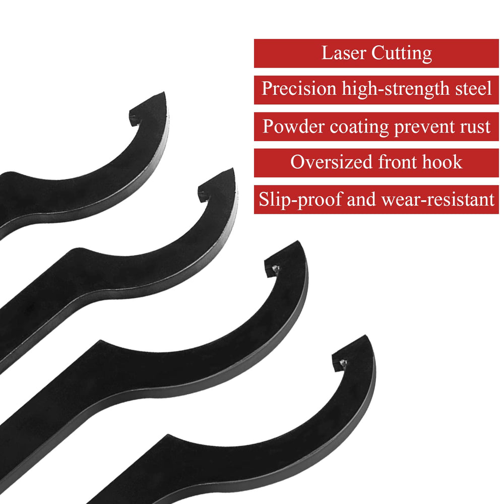 Mekar tool features an oversized front hook for slip-proof grip