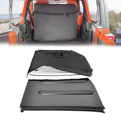 Mekar Freedom Panel Hard Top Bag front view keeps Jeep panels organized on trips.