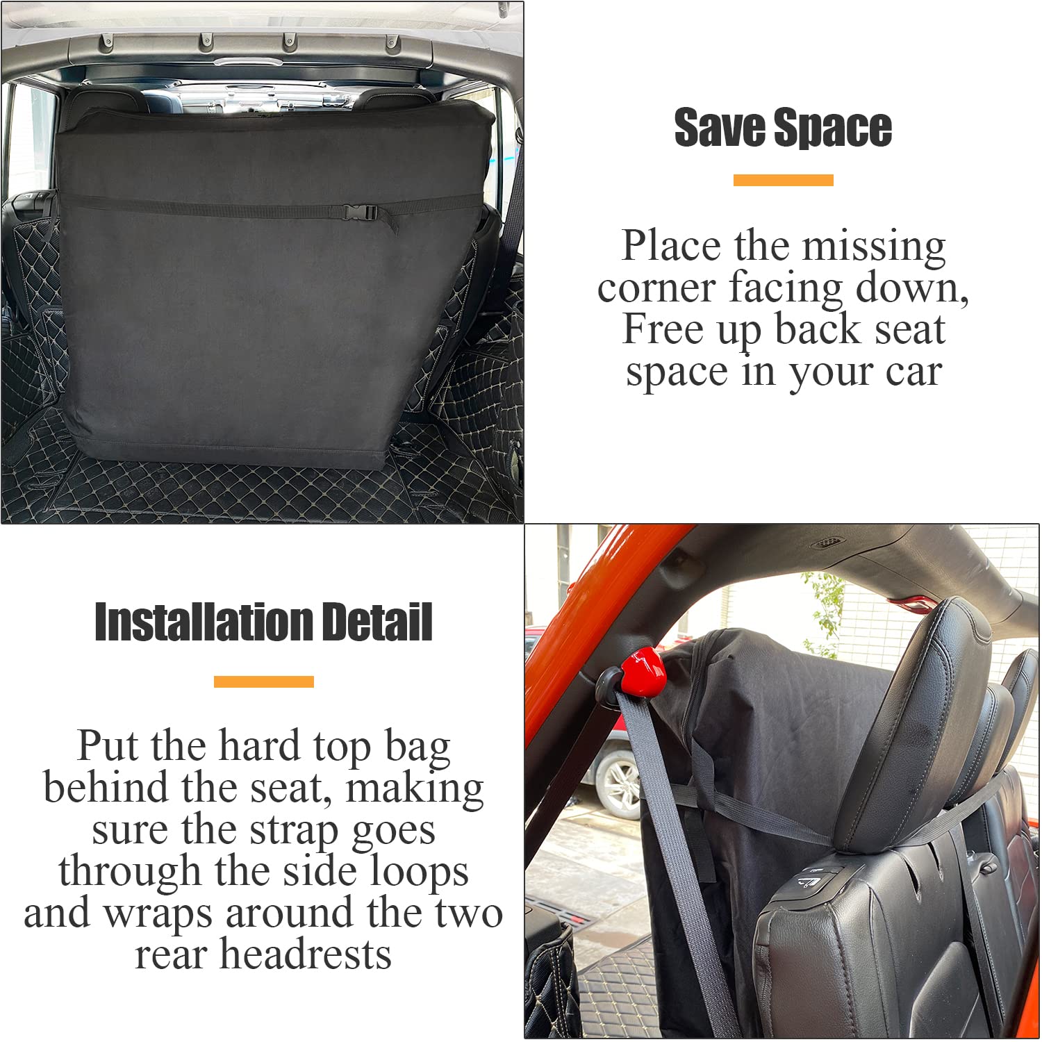 Mekar Freedom Panel Hard Top Bag with handle enables portable storage.