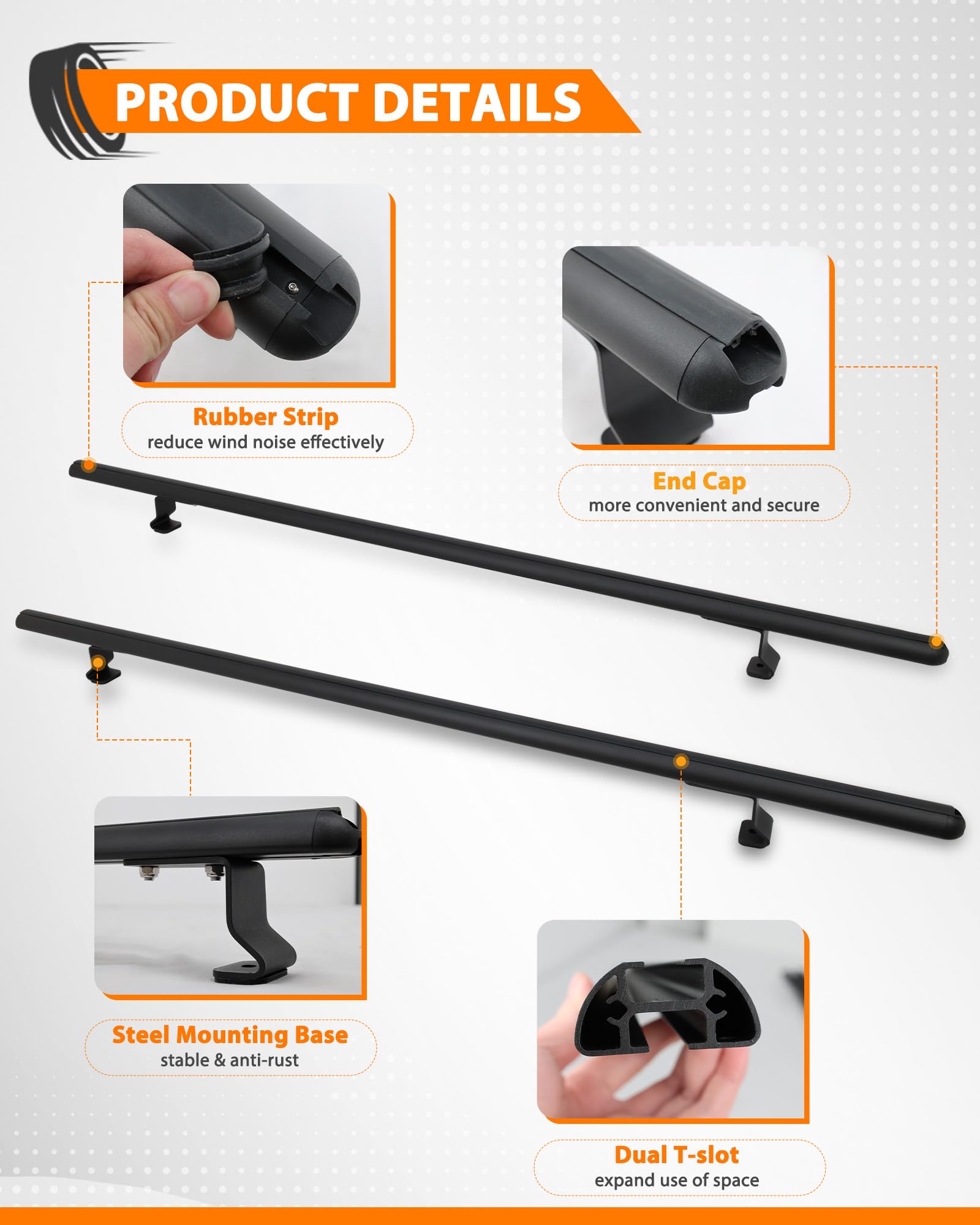 MELIPRON supports bikes, kayaks, and other roof gear