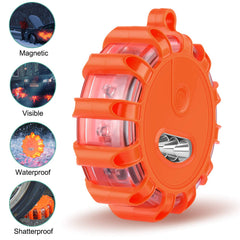 Meliya LED road flare with weatherproof ABS/PC body for durable signaling