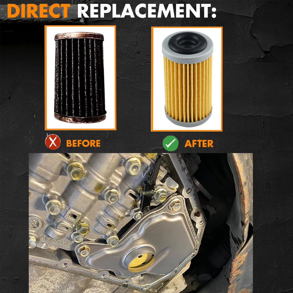 MEMOEO box contents shown with pan, filter, and gasket included