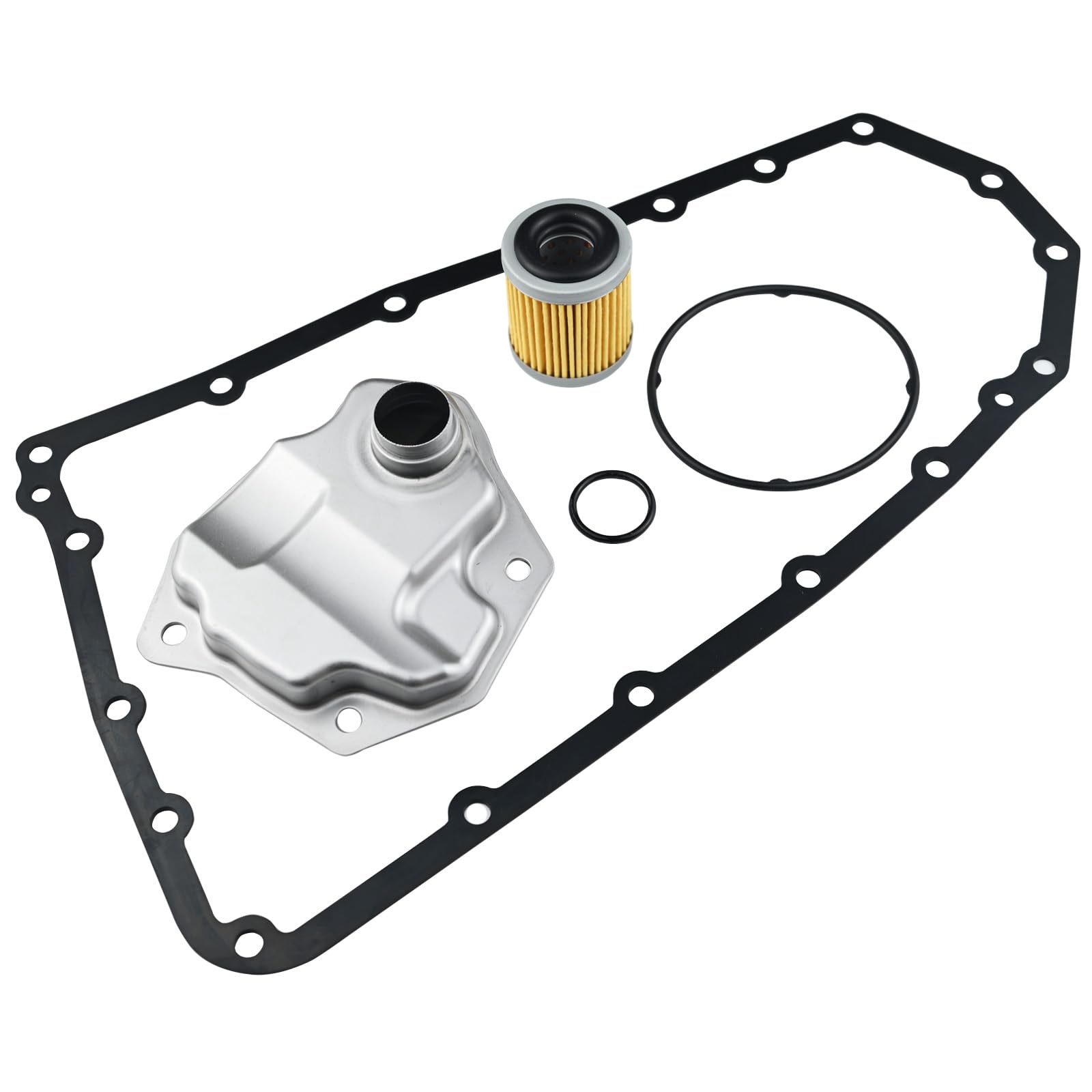 MEMOEO transmission filter kit with oil pan for easy maintenance.