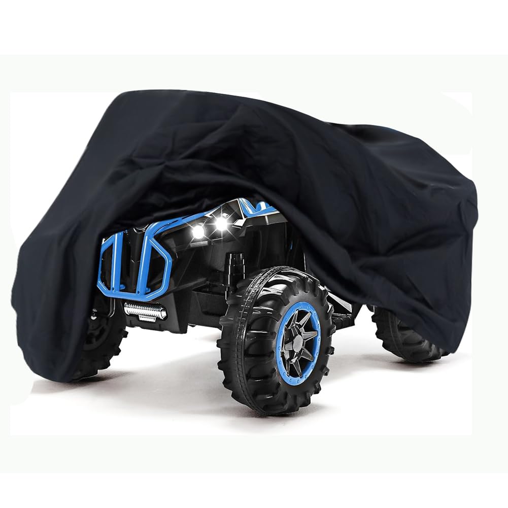 Menkow ATV Cover waterproof 86-inch overview keeps your quad dry and protected.