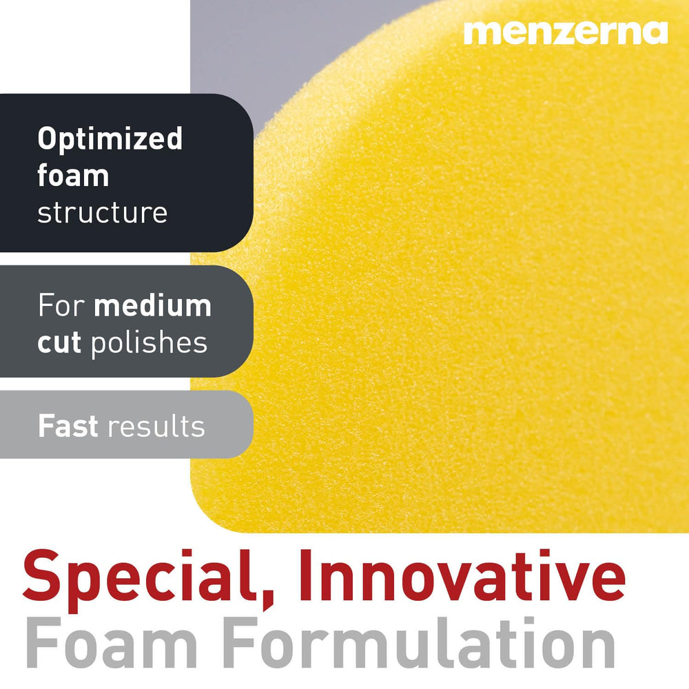 Menzerna pad safety edge design protecting painted surfaces