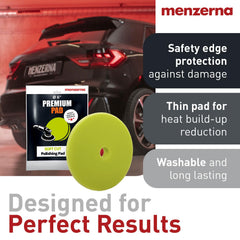 Menzerna Soft Cut Pad 6-Inch close-up foam detail highlighting soft foam layer and even polish delivery