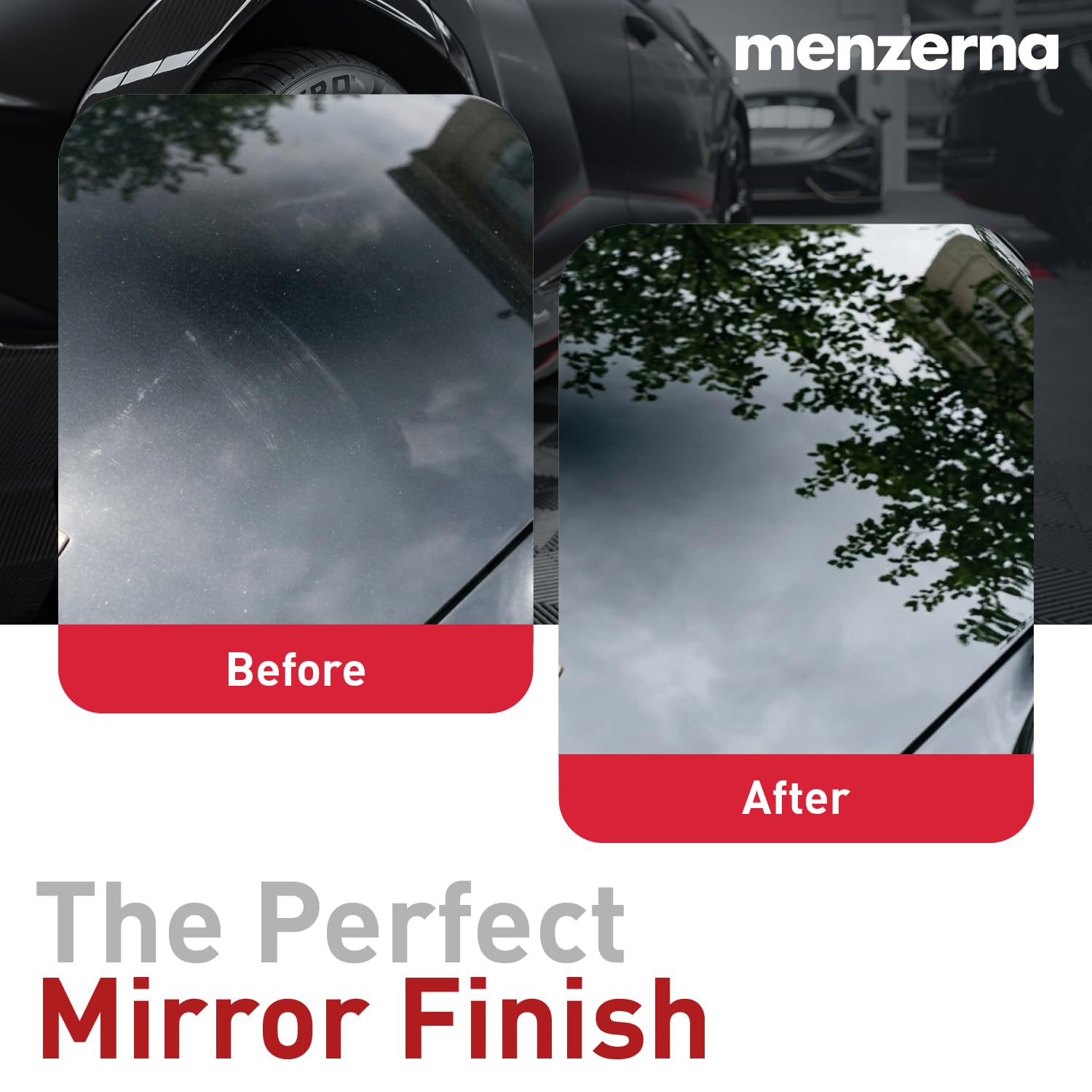 Menzerna Super Finish Plus 3800 smooths micro scratches for showroom-like depth