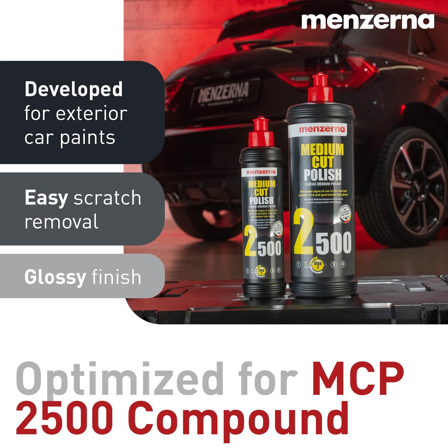 Menzerna washable long-lasting pad after cleaning and reuse
